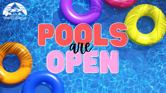 Pools are open