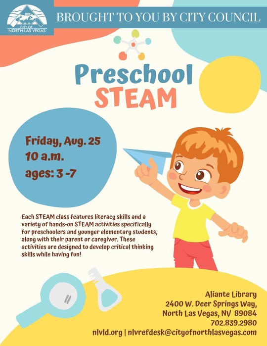 Preschool Steam