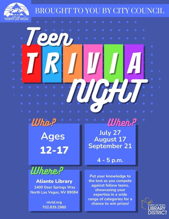 Teen Trivia Night