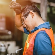 Worker on a Hot Day