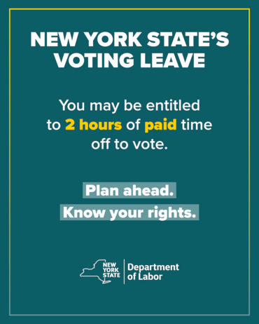 Paid time off to vote promotional image
