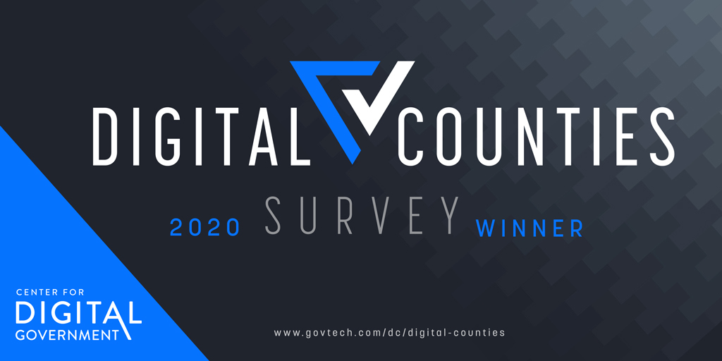 2020 Digital Counties Survey Winner Logo