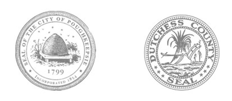 City of Poughkeepsie and Dutchess County Seals
