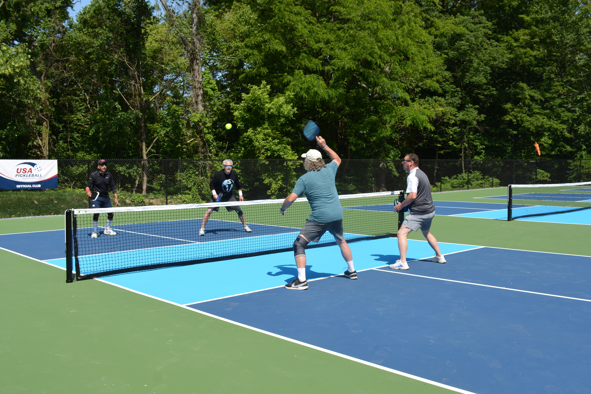 Pickleball players