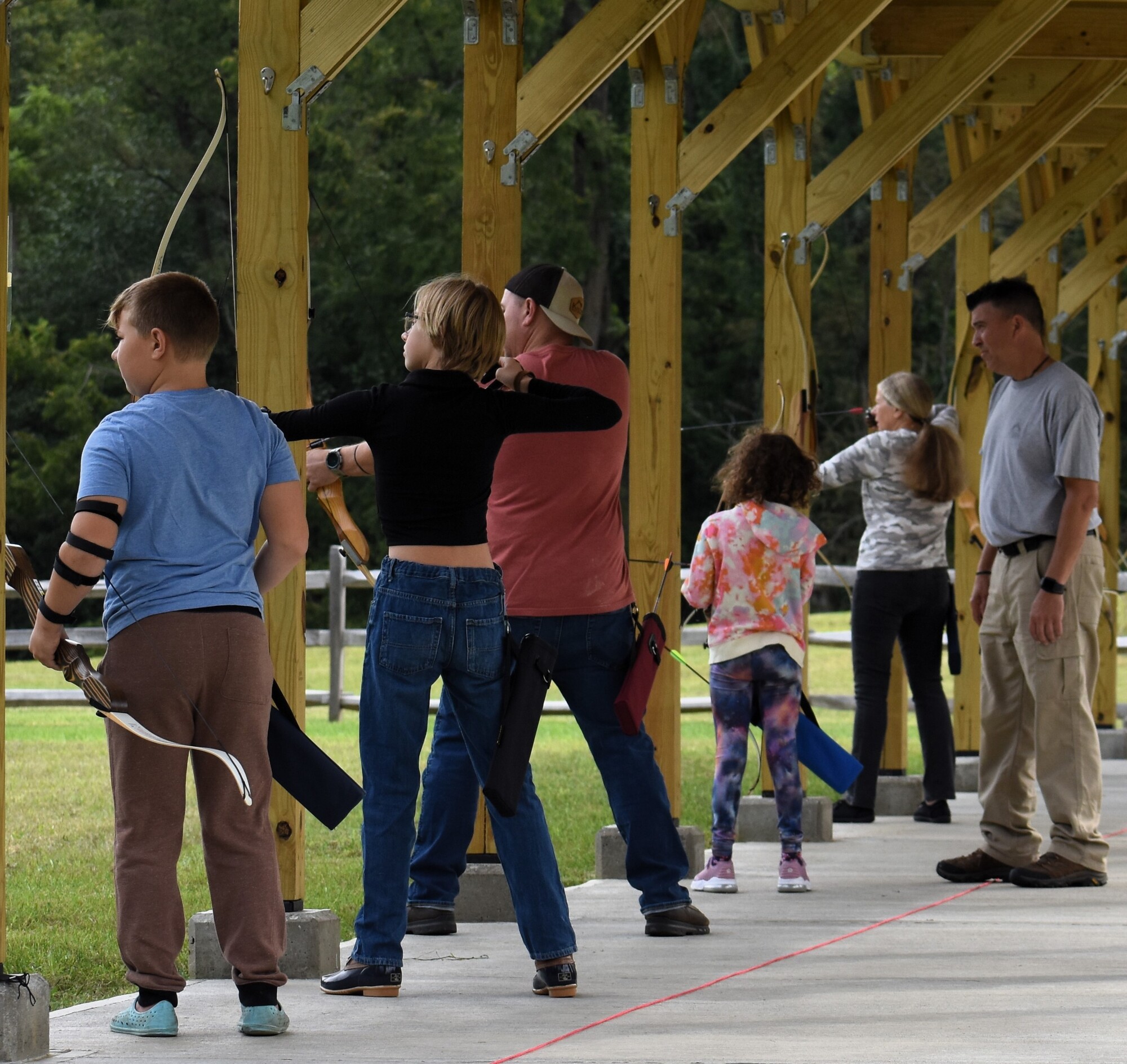 Archery participants