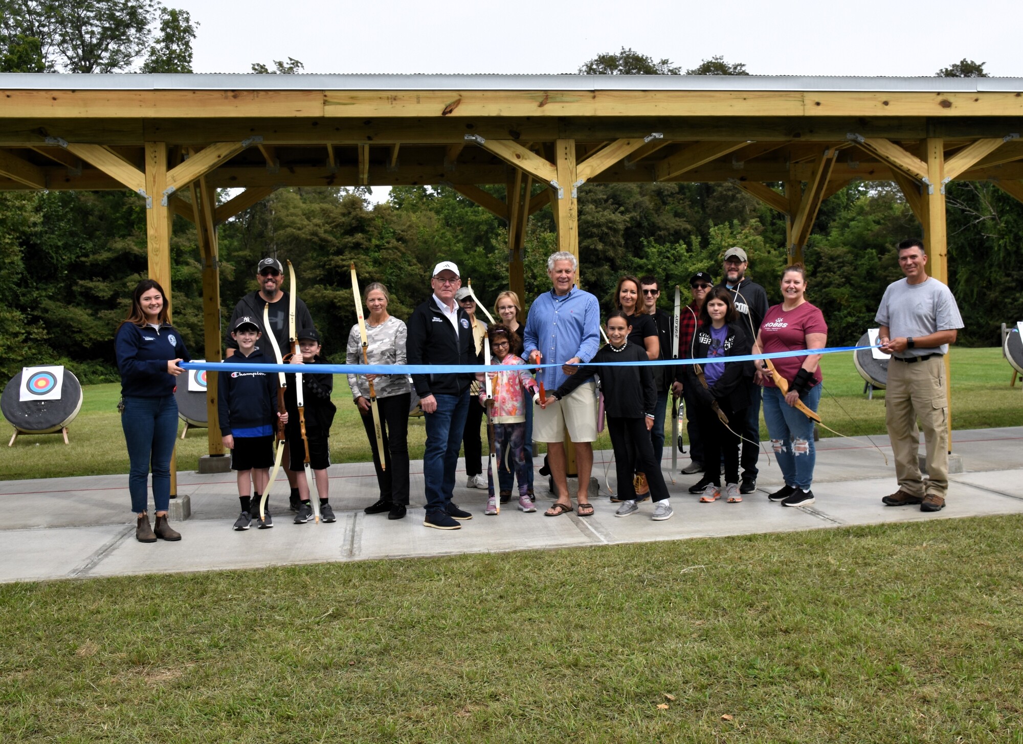 Archery Ribbon Cutting