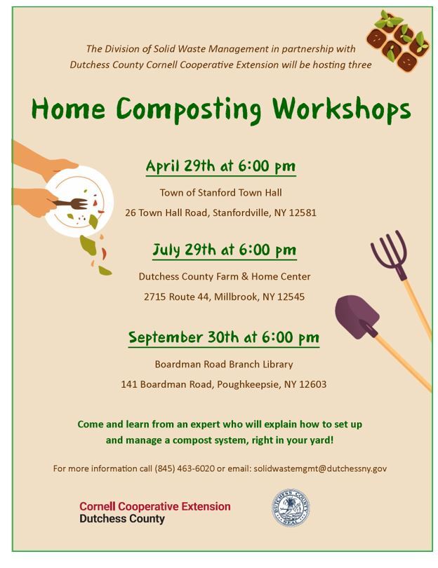 Composting Workshops flyer