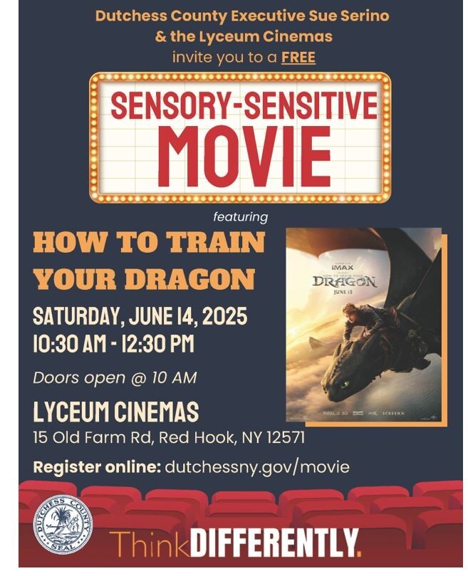County to Host Free Sensory-Sensitive Movie Event for Local Families