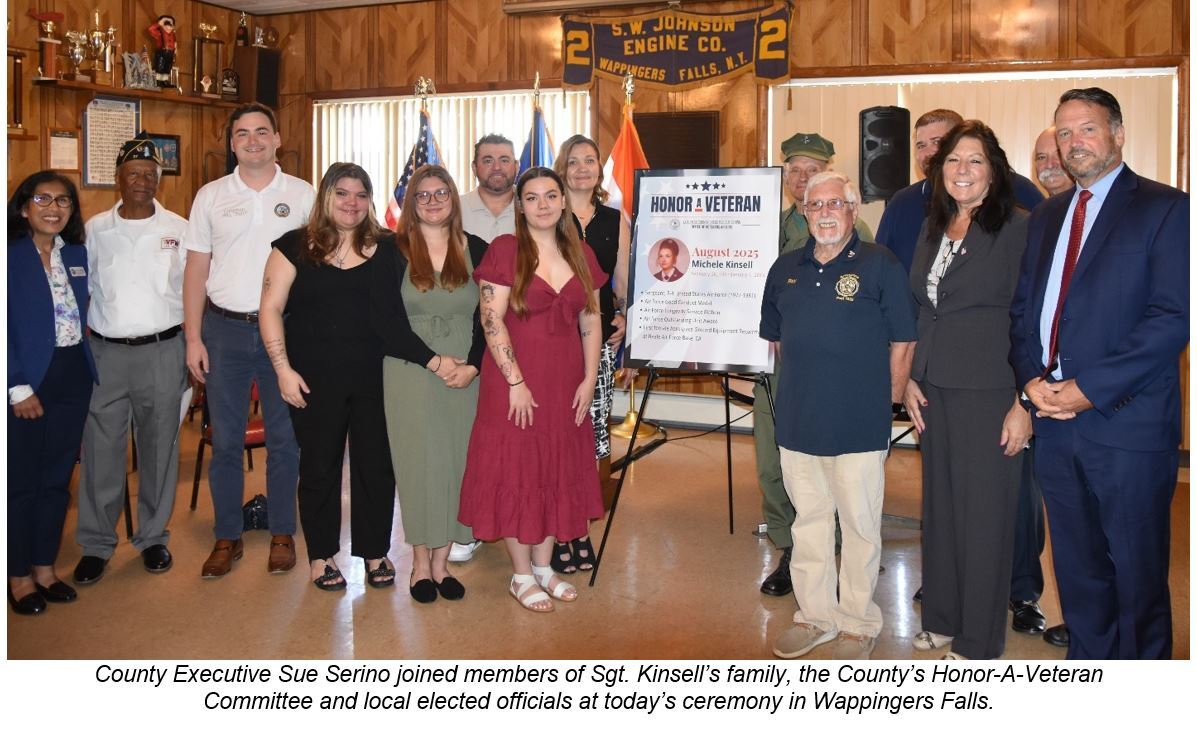 County Executive Sue Serino with guests