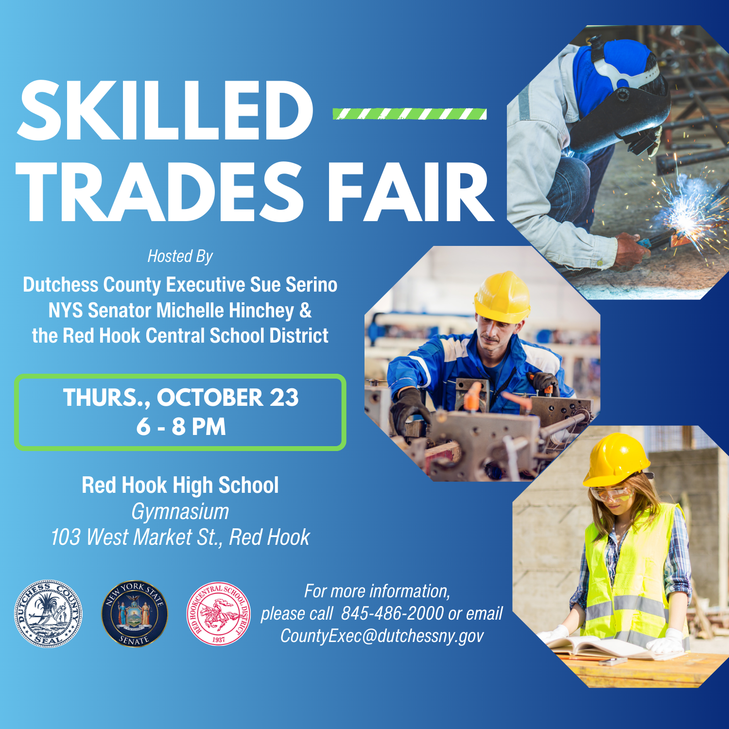 ATTENTION STUDENTS & FAMILIES - Don't miss our next Skilled Trades Fair ...