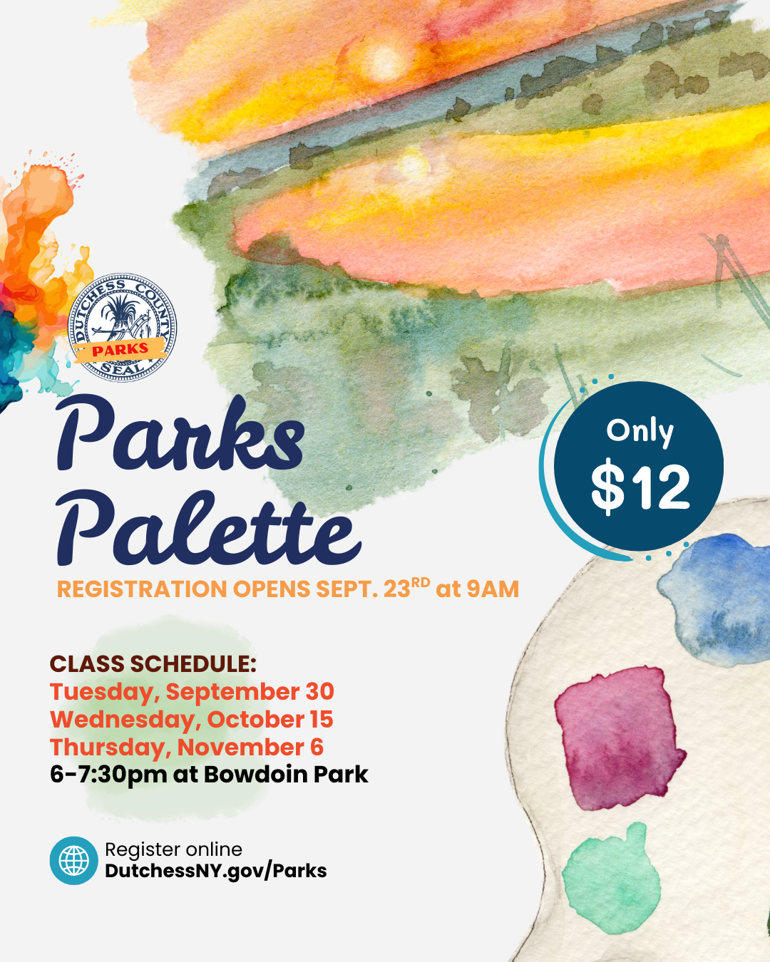Park Palette flyer
