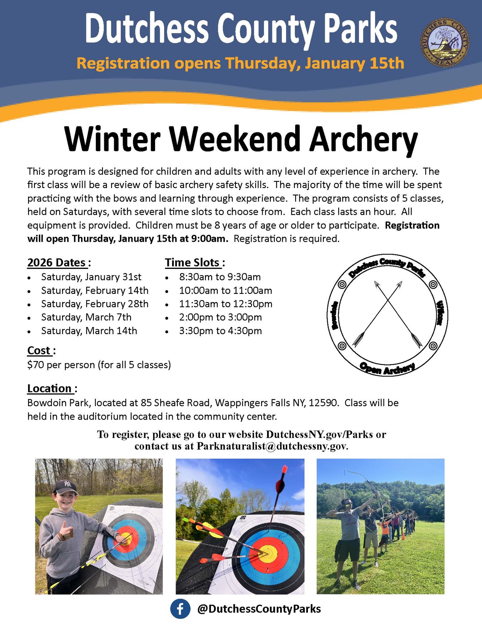 Winter 2026 Archery Flyer