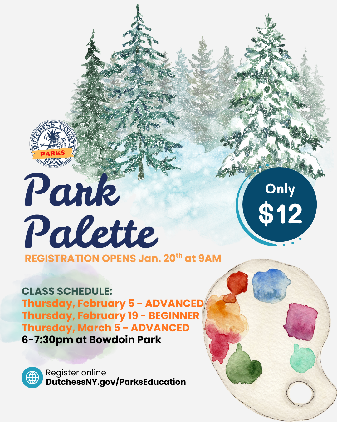 Adult Park Palette Flyer