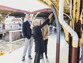 Elaine Phillips at Long Beach LIRR