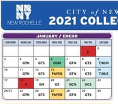 2021 DPW January Calendar
