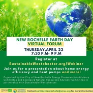 New Rochelle Earth Day Virtual Forum April 22