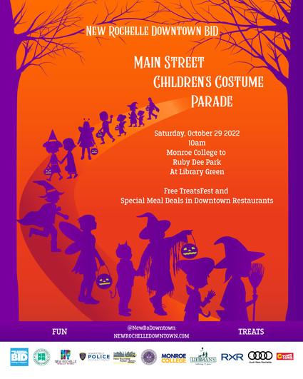 Halloween flyer for BID