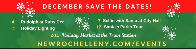 December save the dates graphic