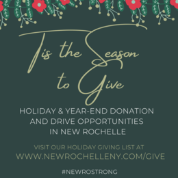 Tis the Season to Give holiday graphic