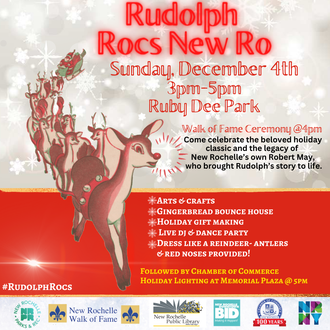 Rudolph Walk of Fame induction flyer