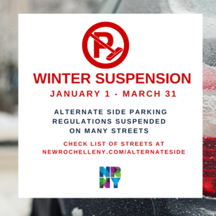 Alternate Side Parking Regulations Winter Suspension Graphic