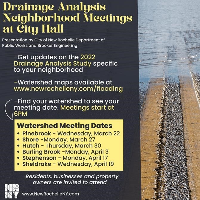 Drainage Analysis Study Neighborhood Meetings