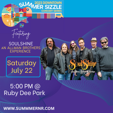 Soulshine Summer Sizzle Promotion Graphic