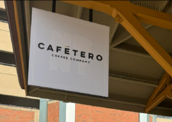 Cafetero sign at New Rochelle Train Station