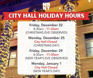 Holiday Hours
