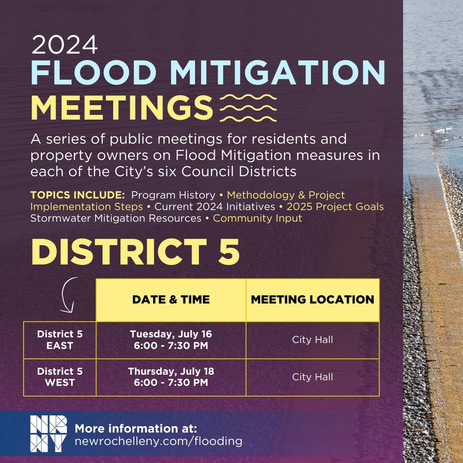 District 5 Flood Mitigation Meetings