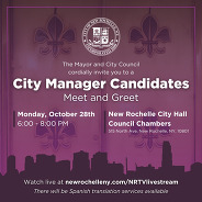 City Manager Meet and Greet flyer