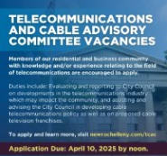 Telecommunications and Cable Advisory Committee Vacancies
