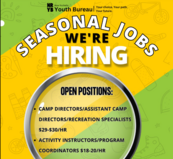 Youth Bureau Summer Jobs graphic