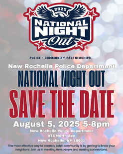 Save the Date for National Night Out graphic