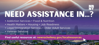 Need Assistance graphic with list of types of needs