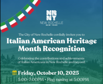Italian American Heritage Month Recognition graphic