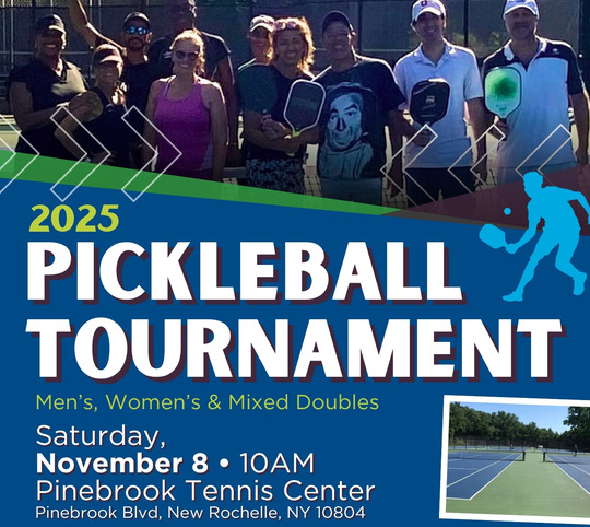 Pickleball Tournament November 8th