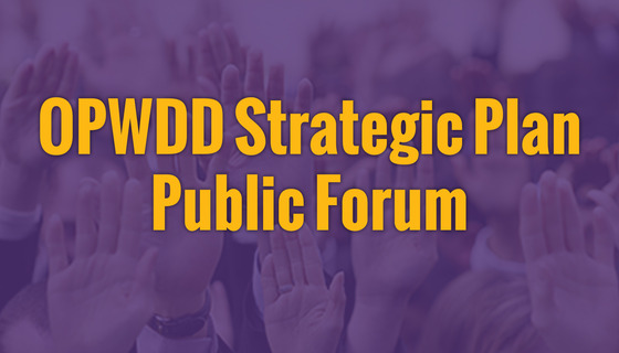 OPWDD Strategic Plan Public Forum
