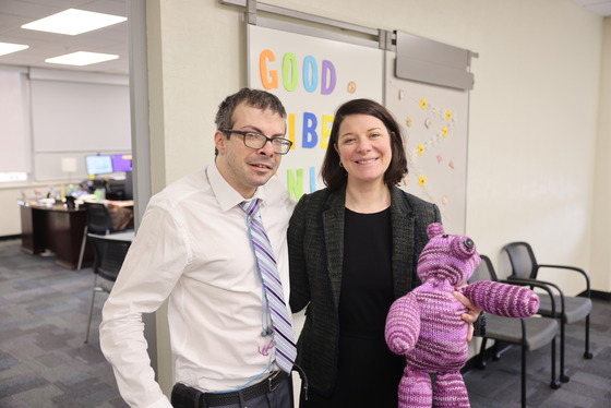 Matt Hofele and Commissioner Neifeld