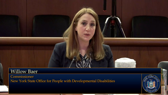 Commissioner Baer Testifies About 2027 Fiscal Year State Budget