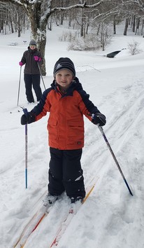 Young Cross-Country Skiier