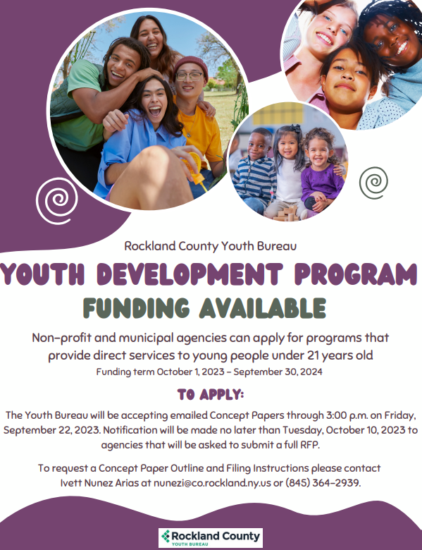 FOR IMMEDIATE RELEASE: Grants Available Through Rockland County Youth ...