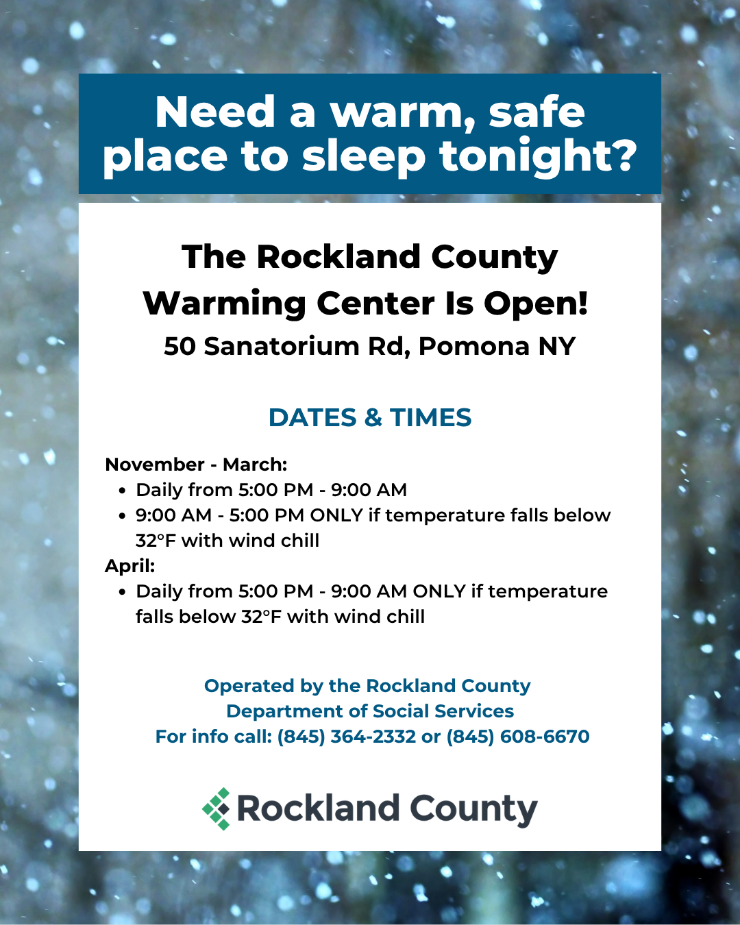 warming ctr flyer