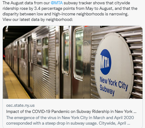 MTA Tweet of the Week 10.01.22