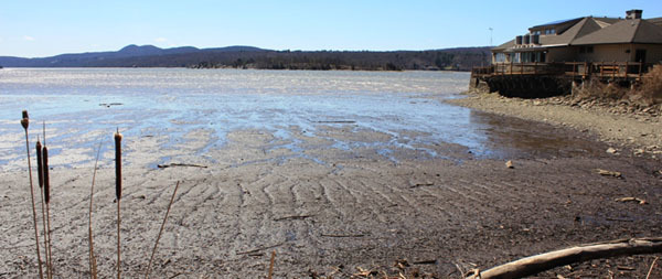 blowout tide at Norrie Point 3/29/16 - photo courtesy of Chris Bowser