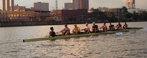 Rowers on the Harlem River
