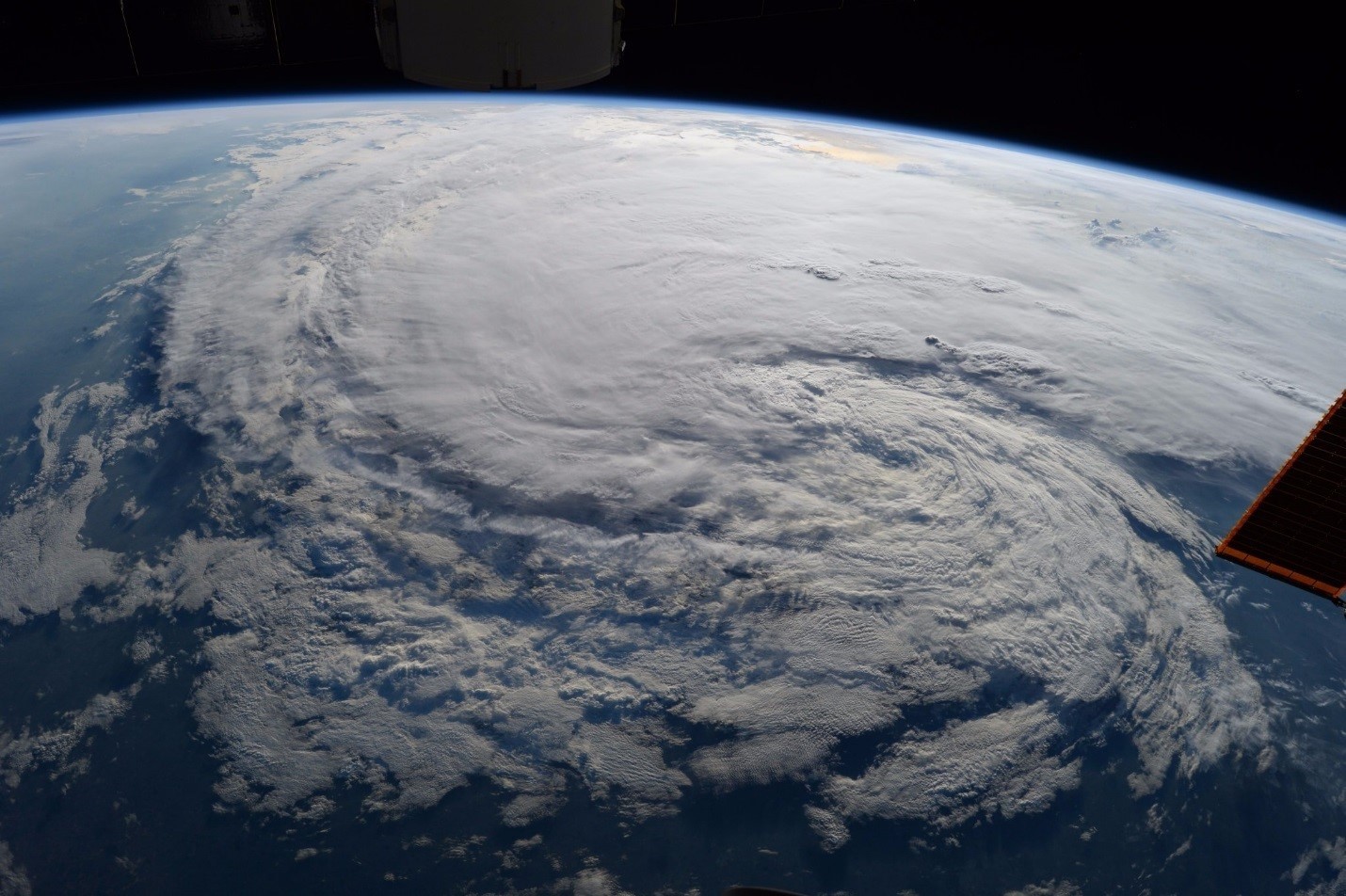 Harvey seen from space