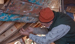 restoration of the Woody Guthrie underway 