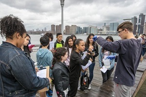 NYC students test salinity during Day in the Life of the Hudson 