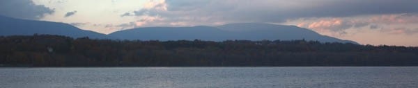 Sunset over Storm King Mountain